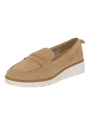Zapatos Casuales Melena Tipo Mocasín Para Mujer Bronceado Comfort Plus 200906 Payless