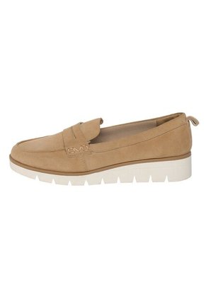 Zapatos Casuales Melena Tipo Mocasín Para Mujer Bronceado Comfort Plus 200906 Payless