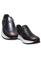 Zapato Mocasín Casual Cuero Para Hombre de Generic