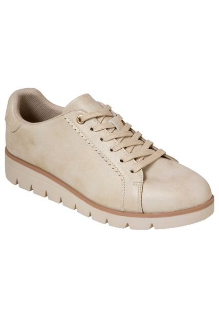 Zapatos Casuales Marissa Tipo Oxford Para Mujer Dorado Comfort Plus 200831 Payless