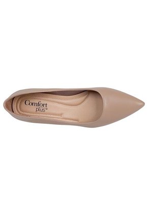 Zapatos De Vestir Janine Para Mujer Beige Comfort Plus 201024 Payless