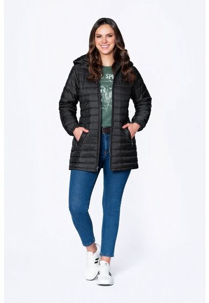 Chaqueta Acolchada Para Mujer Lec Lee