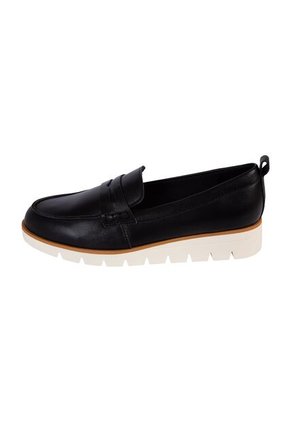 Zapatos Casuales Melena Tipo Mocasín Para Mujer Negro Comfort Plus 200905 Payless