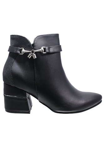 Botín Casual Para Mujer Puntudo Tacón 5 1/2 Generic