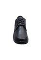 Zapato Colegial De Amarrar De Cuero Negro de Generic