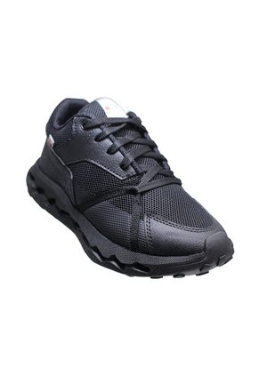 Tenis Negro Genérico Amarrar Textil Para Niños