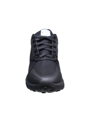 Tenis Negro Genérico Amarrar Textil Para Niños