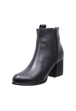 Botín Negro Para Mujer Puntudo Tacón 5 1/2