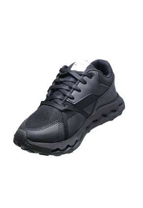 Tenis Negro Genérico Amarrar Textil Para Niños