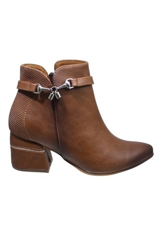 Botines Para Mujer Canela Generic