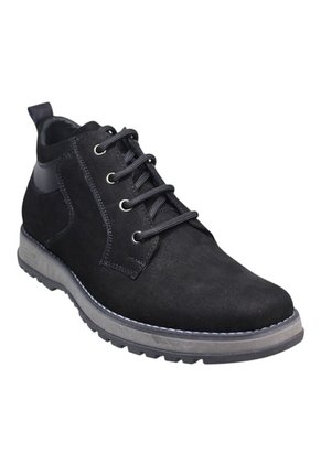Bota Casual Negra Para Hombre