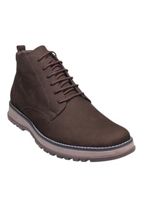 Bota Casual Café Para Hombre