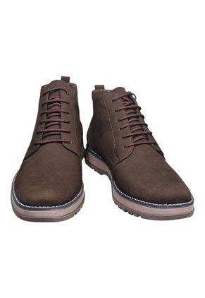 Bota Casual Café Para Hombre