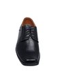 Zapato De Amarrar Negro Cuero Legítimo de Generic