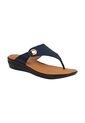 Sandalias Con Taco Tipo Cuña Para Mujer Azul Comfort Plus 199770 Payless de Generic