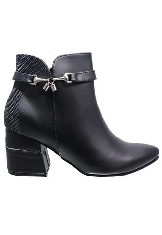 Botín Casual Para Mujer Puntudo Tacón 5 1/2 Generic