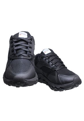 Tenis Negro Genérico Amarrar Textil Para Niños