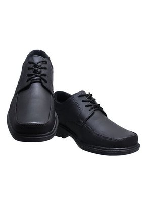 Zapato Formal Negro Amarrar Hombre