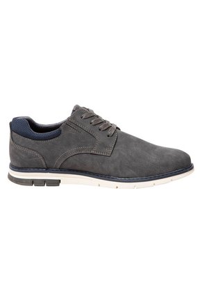 Zapatos Casuales Fortis Tipo Oxford Para Hombre Gris Oscuro Comfort Plus 199344 Payless