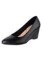 Zapatos De Tacon Tipo Cuña Karlile Para Mujer Negro Comfort Plus 193145 Payless de Generic