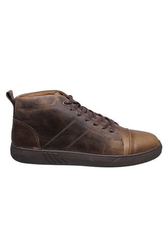 Botín En Cuero Para Hombre Amarrar Casual Generic