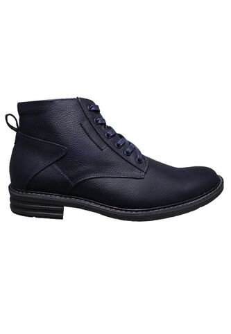 Botín Casual Caballero De Amarrar En Cuero Generic