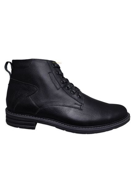 Botín Amarrar Casual Cuero Para Hombre
