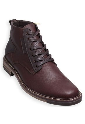 Botines Casuales De Amarrar Hombre Cuero