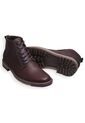 Botines Casuales De Amarrar Hombre Cuero de Generic