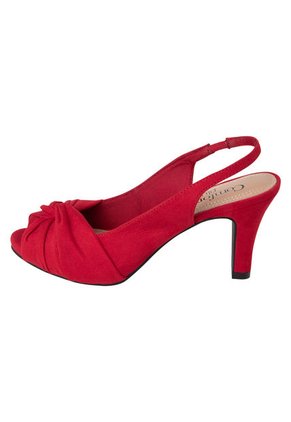 Sandalias De Vestir Nora Para Mujer Rojo Comfort Plus 199889 Payless