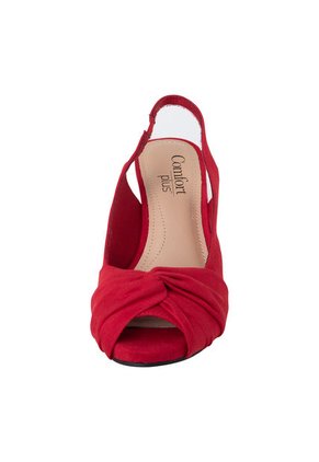 Sandalias De Vestir Nora Para Mujer Rojo Comfort Plus 199889 Payless