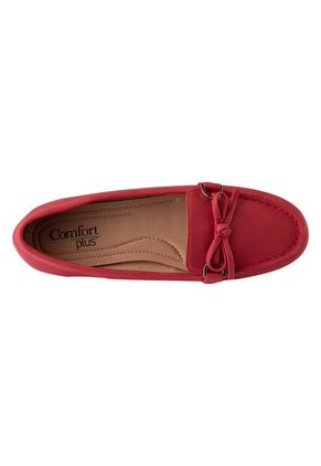 Zapatos Casuales Deja Tipo Mocasín Para Mujer Rojo Comfort Plus 199887 Payless