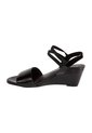 Sandalias Petula Con Taco Tipo Cuña Para Mujer Negro Comfort Plus 201273 de Generic