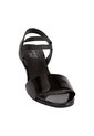 Sandalias Petula Con Taco Tipo Cuña Para Mujer Negro Comfort Plus 201273 de Generic