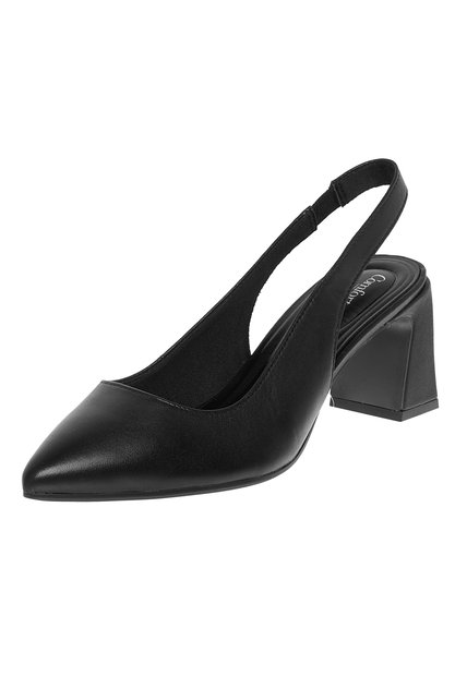 Zapatos De Vestir Classy Para Mujer Negro Comfort Plus 210664