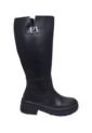 Bota Negra Caña Larga Para Mujer de Generic