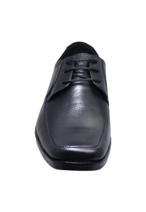 Zapato Formal Amarrar Cuero Negro