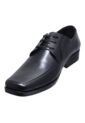 Zapato Formal Amarrar Cuero Negro de Generic