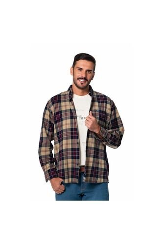 Camisa Leñadora Hombre Lec Lee Kaky Generic
