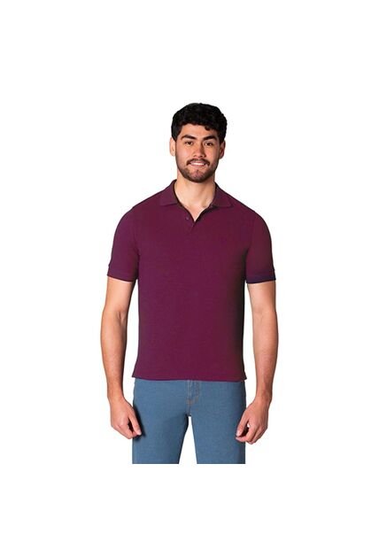 Camiseta Polo Para Hombre Lec Lee Vinotinto Vinotinto/L