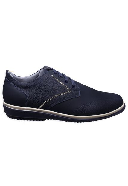 Zapato De Amarrar Cuero Graso Para Hombre