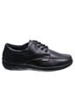 Zapato Colegial De Amarrar De Cuero Negro de Generic