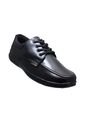Zapato Colegial De Amarrar De Cuero Negro de Generic