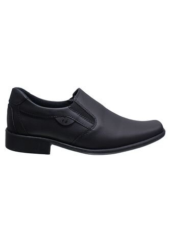 Zapato Mocasín Puntudo Negro Formal Para Hombre Generic