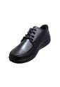 Zapato Colegial De Amarrar De Cuero Negro de Generic