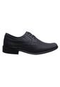 Zapato Formal Puntudo Negro Amarrar Hombre de Generic