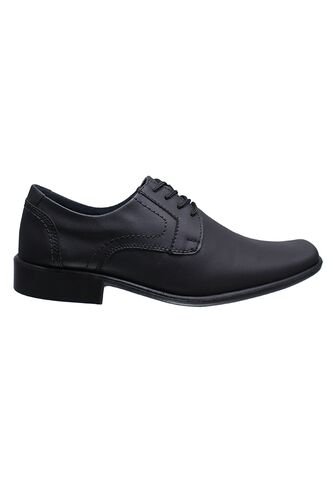 Zapato Formal Puntudo Negro Amarrar Hombre Generic