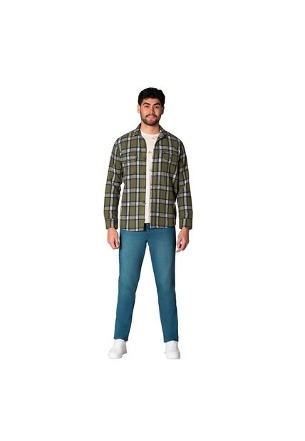 Camisa Leñadora Para Hombre Lec Lee - Verde L