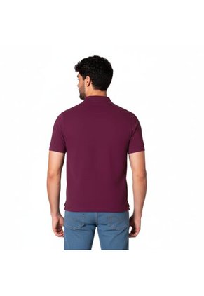 Camiseta Polo Para Hombre Lec Lee Vinotinto