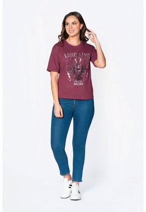 Camiseta Manga Corta Para Mujer Lec Lee L